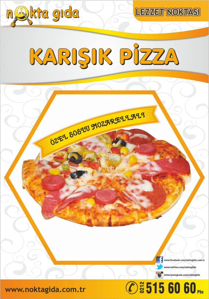 Donuk Pizza - Hazır Pizza - Karışık Pizza - Toptan Pizza